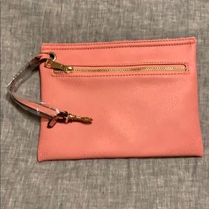 NWOT pink purse insert pouch